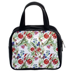 Summer flowers pattern Classic Handbag (Two Sides)