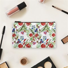 Summer flowers pattern Cosmetic Bag (Small)