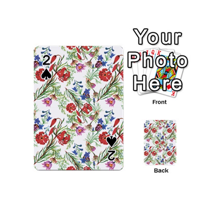 Summer flowers pattern Playing Cards 54 Designs (Mini)