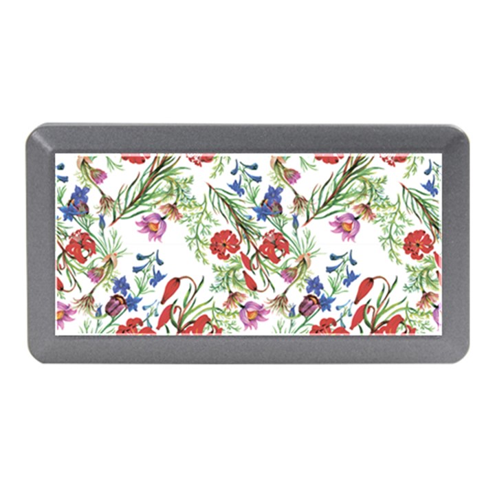 Summer flowers pattern Memory Card Reader (Mini)