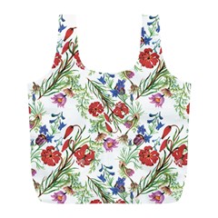 Summer flowers pattern Full Print Recycle Bag (L)