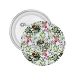 Green flora 2.25  Buttons Front