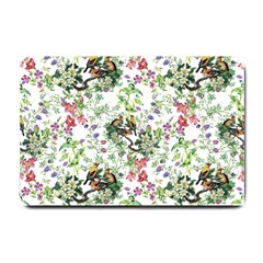 Green Flora Small Doormat  by goljakoff