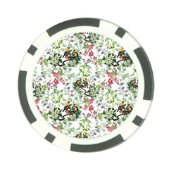 Green Flora Poker Chip Card Guard by goljakoff