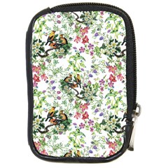 Green Flora Compact Camera Leather Case by goljakoff