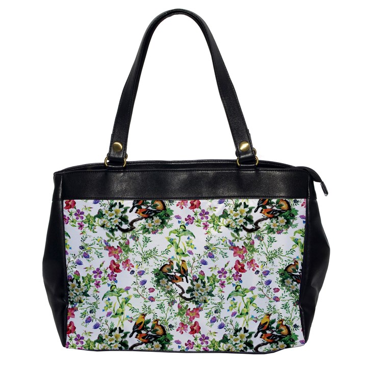 Green flora Oversize Office Handbag