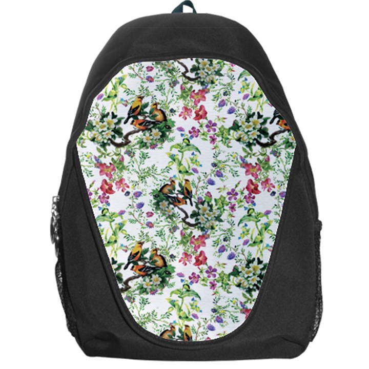 Green flora Backpack Bag