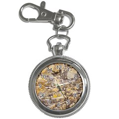 Rocky Texture Grunge Print Design Key Chain Watches