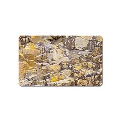 Rocky Texture Grunge Print Design Magnet (name Card) by dflcprintsclothing