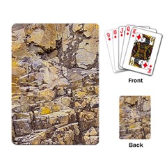 Rocky Texture Grunge Print Design Playing Cards Single Design (rectangle) by dflcprintsclothing