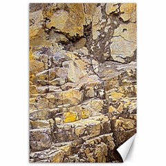 Rocky Texture Grunge Print Design Canvas 24  X 36  by dflcprintsclothing