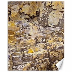 Rocky Texture Grunge Print Design Canvas 11  X 14  by dflcprintsclothing