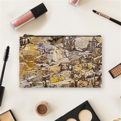 Rocky Texture Grunge Print Design Cosmetic Bag (medium) by dflcprintsclothing