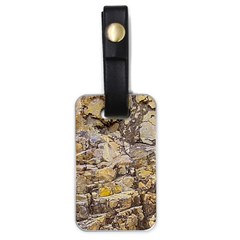 Rocky Texture Grunge Print Design Luggage Tag (one Side)