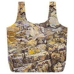 Rocky Texture Grunge Print Design Full Print Recycle Bag (xl)