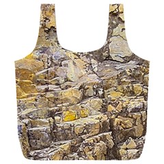 Rocky Texture Grunge Print Design Full Print Recycle Bag (xxl) by dflcprintsclothing