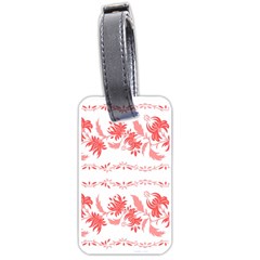 Folk Ornament Luggage Tag (one Side)