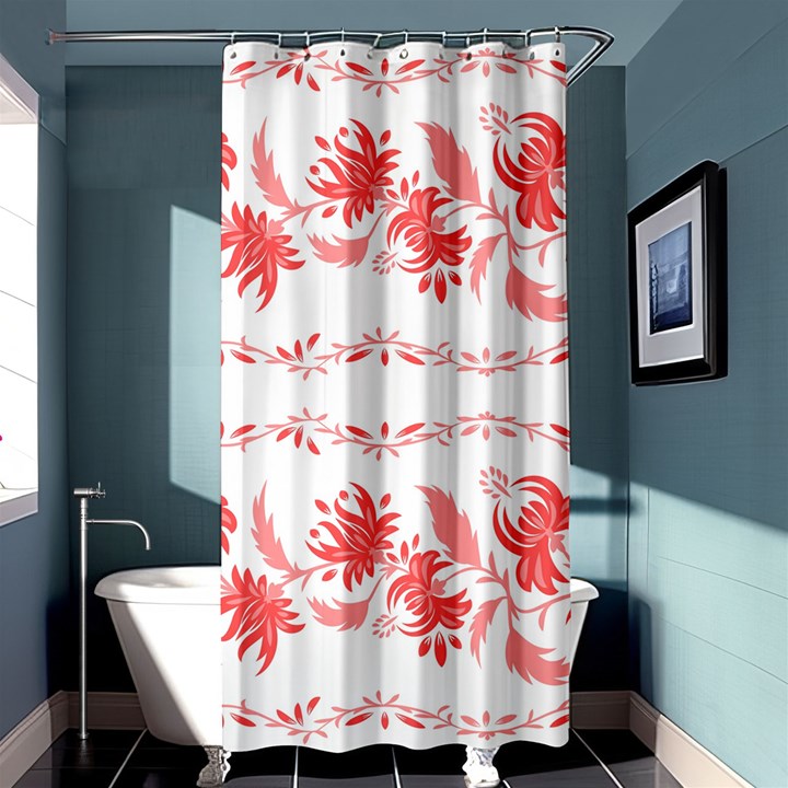 Folk ornament Shower Curtain 36  x 72  (Stall) 