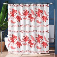 Folk Ornament Shower Curtain 60  X 72  (medium) 