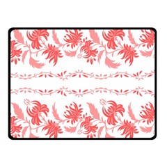 Folk Ornament Double Sided Fleece Blanket (small) 