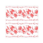 Folk ornament Small Satin Scarf (Square) Front