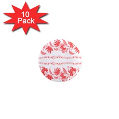 Folk Ornament 1  Mini Magnet (10 Pack) 