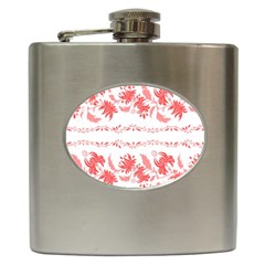 Folk Ornament Hip Flask (6 Oz) by Eskimos