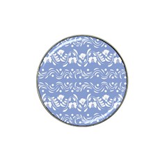 Blue White Ornament Hat Clip Ball Marker by Eskimos