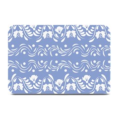 Blue White Ornament Plate Mats by Eskimos