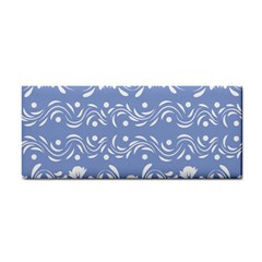 Blue White Ornament Hand Towel by Eskimos