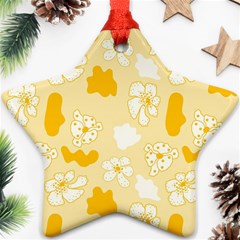 Abstract Daisy Star Ornament (two Sides) by Eskimos