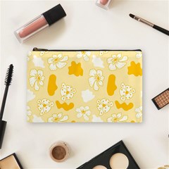 Abstract Daisy Cosmetic Bag (medium) by Eskimos