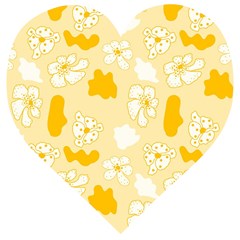 Abstract Daisy Wooden Puzzle Heart by Eskimos