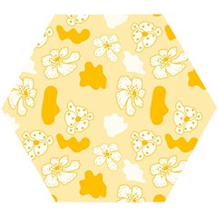 Abstract Daisy Wooden Puzzle Hexagon by Eskimos