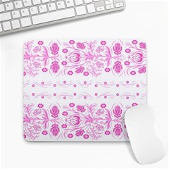 Pink Flowers Large Mousepads by Eskimos