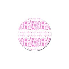 Pink Flowers Golf Ball Marker (4 Pack) by Eskimos