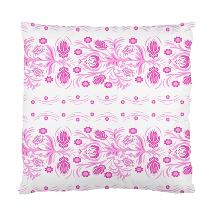 Pink flowers Standard Cushion Case (Two Sides)