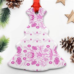 Pink Flowers Ornament (christmas Tree)  by Eskimos