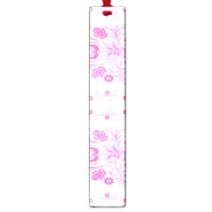 Pink Flowers Large Book Marks by Eskimos