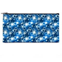 Star Hexagon Deep Blue Light Pencil Case by Dutashop