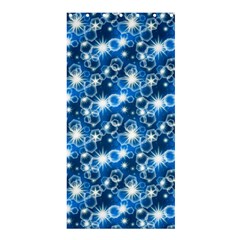 Star Hexagon Deep Blue Light Shower Curtain 36  X 72  (stall)  by Dutashop