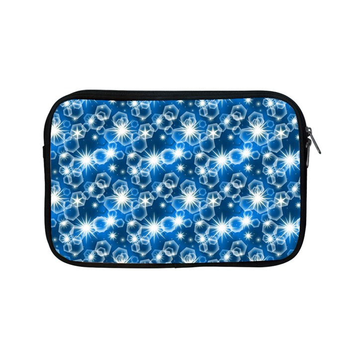 Star Hexagon Deep Blue Light Apple iPad Mini Zipper Cases