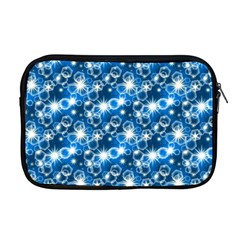 Star Hexagon Deep Blue Light Apple Macbook Pro 17  Zipper Case by Dutashop