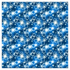 Star Hexagon Deep Blue Light Long Sheer Chiffon Scarf 