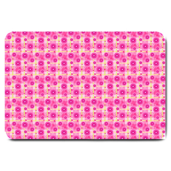 Heart Pink Large Doormat 