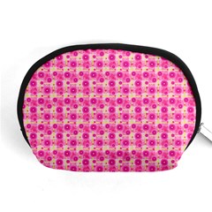 Heart Pink Accessory Pouch (medium)