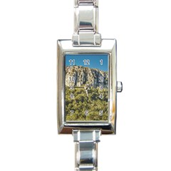 Arequita National Park, Lavalleja, Uruguay Rectangle Italian Charm Watch by dflcprintsclothing