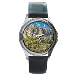 Arequita National Park, Lavalleja, Uruguay Round Metal Watch by dflcprintsclothing