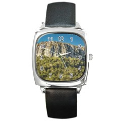 Arequita National Park, Lavalleja, Uruguay Square Metal Watch by dflcprintsclothing