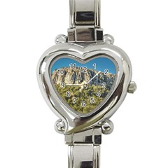 Arequita National Park, Lavalleja, Uruguay Heart Italian Charm Watch by dflcprintsclothing